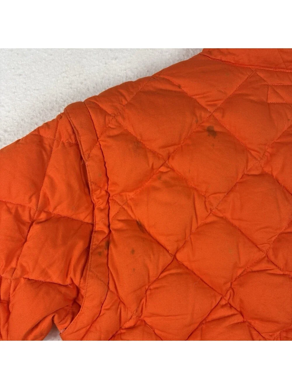 Vintage 90s J.CREW Jacket Oarsman Duck Down Convertible Puffer Vest Mens S FLAWS